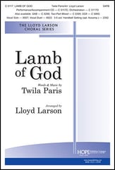 Lamb of God SATB choral sheet music cover
